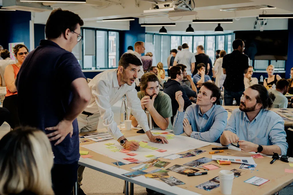 Synapsys consultants collaborating in a workshop session